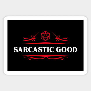 Sarcastic Good Alignment Funny RPG Meme Sticker